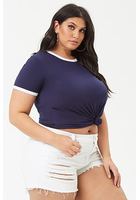 Plus Size Ringer Tee