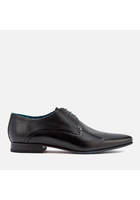 Ted Baker Men's Bhartli Leater Derby Shoes - Black - Uk 10