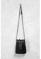 Faux Leather Bucket Bag
