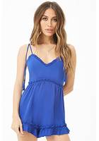 Ruffle-trim Romper