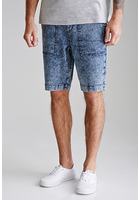 Acid Wash Denim Shorts