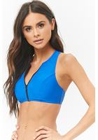 Zip-up Bikini Top