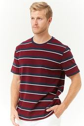 Premium Striped Crew Neck Tee