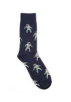 Men Astronaut Print Crew Socks