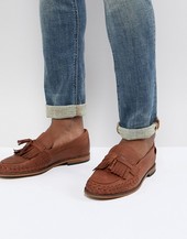 Mocasines De Cuero En Color Coñac Alloa De H By Hudson