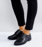 Zapatos Oxford De Cuero De Corte Ancho Mojito De Asos