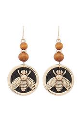 Bee Drop Earrings