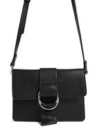 Faux Leather Crossbody Bag