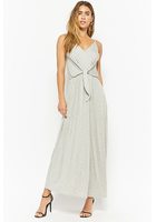 Tie-front Maxi Dress