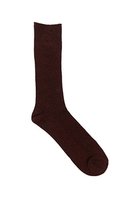 Men Marled Knit Crew Socks