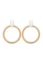 Drop Hoop Earrings
