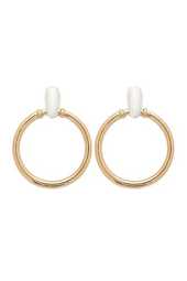 Drop Hoop Earrings