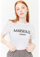 Distressed Paris Graphic Tee