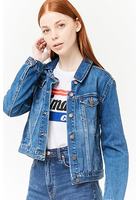 Button-front Denim Jacket