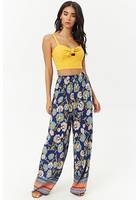 Ornate Floral Palazzo Pants