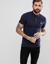 Polo De Corte Slim En Azul Marino Passenger De Boss