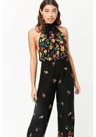 Floral Halter Jumpsuit