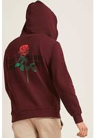 Fleece Lost Rose Hoodie