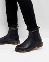 Botas Chelsea De Cuero Vegano En Negro Suave 2976 De Dr Martens
