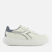 Diadora Women's B Elite Wide Trainers - White/grisaille - Uk 3 - White