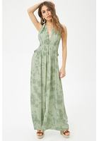 Boho Me Tie-dye Halter Maxi Dress