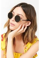 Tortoiseshell Round Sunglasses