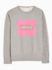 Levi's Grey Sleeve Print Sweatshirt